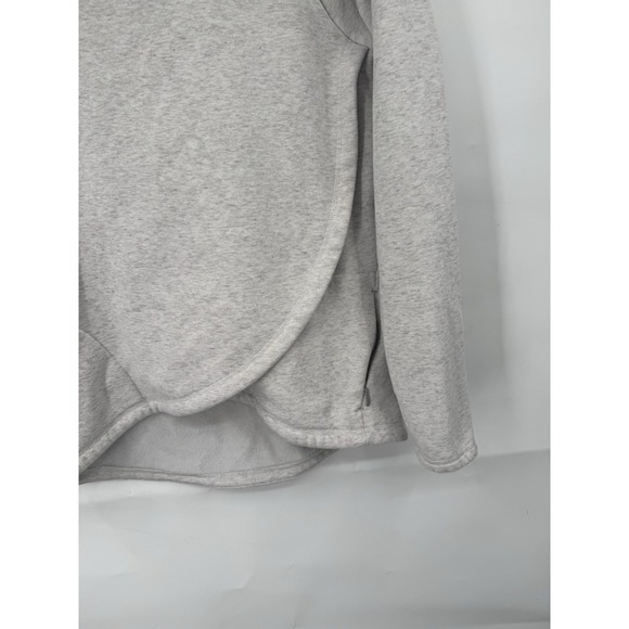 Athleta Cozy Karma Asym Pullover Women Medium Heathered Athleisure Loungewear - Picture 10 of 11